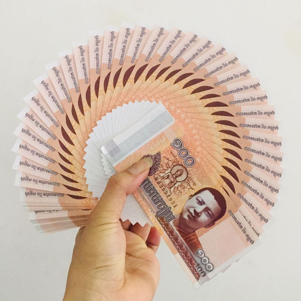 [HÓT] Combo 100 Tờ Hình Phật Campuchia 100 Riel May mắn - Bình an - Tài lộc , Giá Sỉ