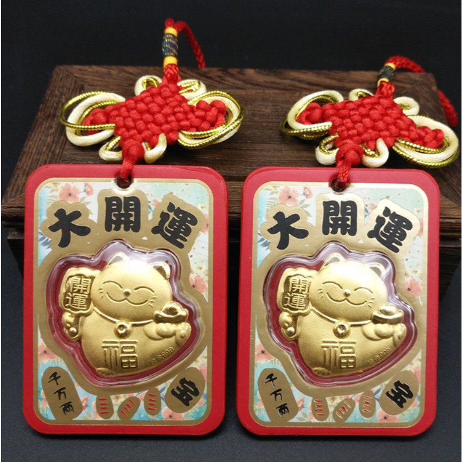 Quà tặng sang chảnh ngày Tết - Bao Lì Xì Mèo Như Ý Cát Tường Vàng 24k