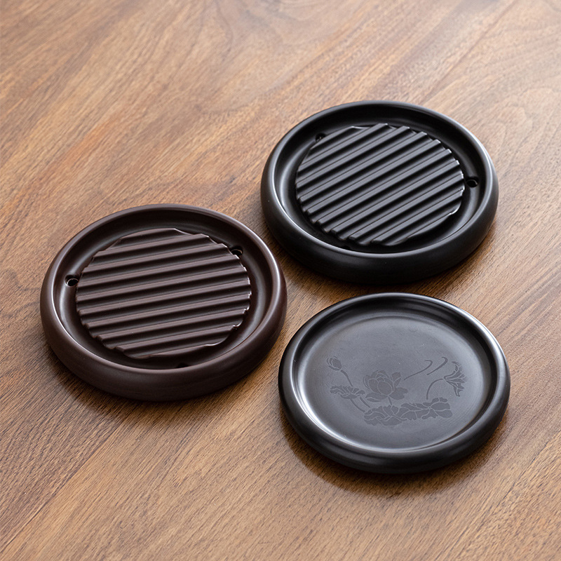 Thuyền Trà Dưỡng Ấm Tử Sa, Đế kê lót ấm chén Bakelite (phíp)