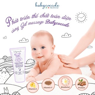 Gel massage chiết xuất hạnh nhân Babycoccole 75ml 0M+
