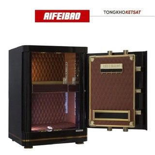 Két Sắt Nhập Khẩu Cao Cấp Vân Tay Điện Tử Nội Thất Da Đẳng Cấp Aifeibao HK-A/D-60-TLB (Freeship Toàn Quốc)