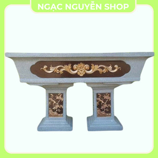 Khuôn đúc chậu chữ nhật 95x60 cao 25cm có lòng trong chất liệu nhựa abs dày dặn