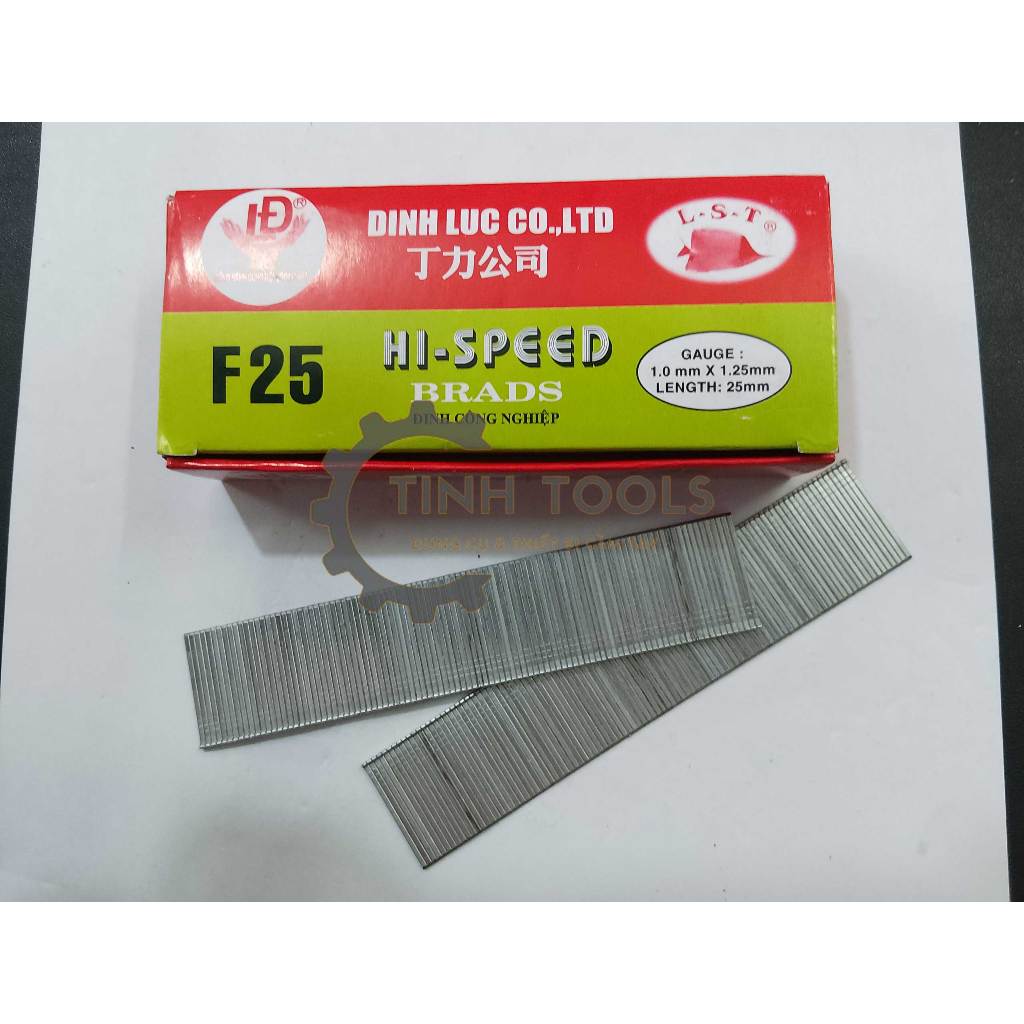 Đinh công nghiệp F Đinh Lực, đinh F đủ size F15, F20, F25, F30,... dùng lắp vào máy bắn đinh F