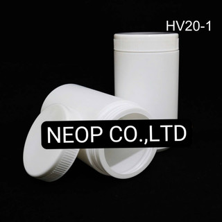 Hủ Nhựa 300-400g Nắp Vặn Thân Trắng Đục HV20-1 - Đựng Bột Nậu Nành - Bột Nghệ - Bột Bắp