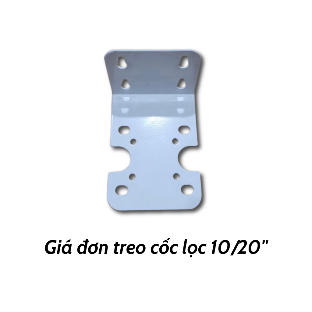 Cốc Lọc Chặn Đầu Nguồn, Kích Thước 10Inch Ren 13 Hoặc 21 Kèm Linh Kiện Đầy Đủ Dành Cho Máy Lọc Nước RO Nano UF