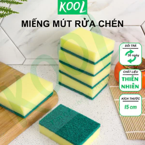 Miếng mút rửa chén KOOL [cọ bọt rửa chén]