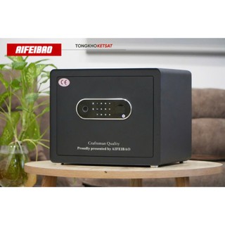 Két sắt mini vân tay Aifeibao KV38 thông minh vân tay điện tử bảo hành hãng 2 năm miễn phí vận chuyển