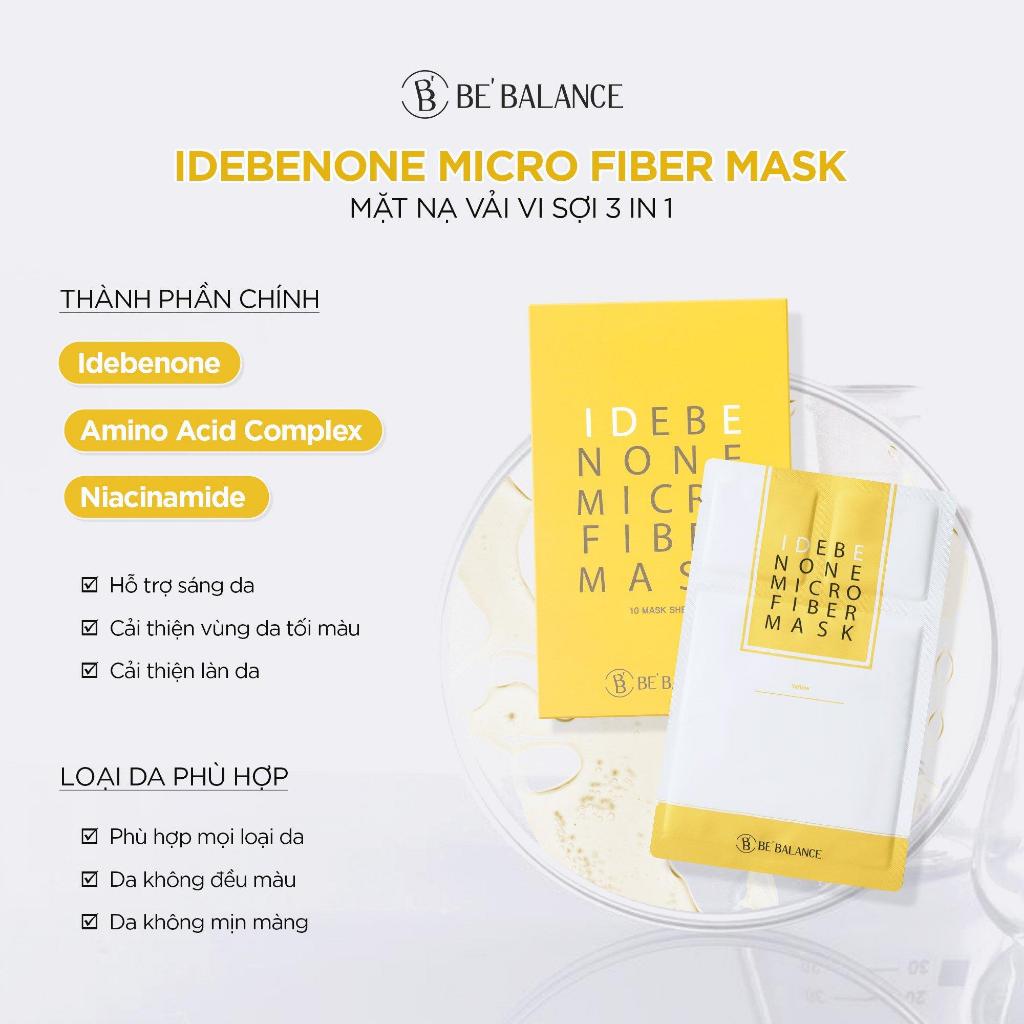 Ảnh Mặt Nạ Vải Vi Sợi Be'Balance MICRO FIBER MASK 3in1 giúp Làm Đẹp Da 10 Miếng/Hộp 4