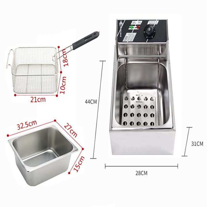 Bếp Chiên Nhúng Điện 6L Cao Cấp