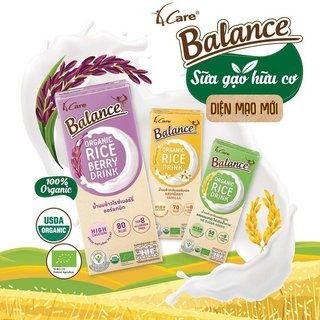 Sữa gạo hữu cơ 4Care Balance Thái Lan, lẻ 1 hộp 180ml