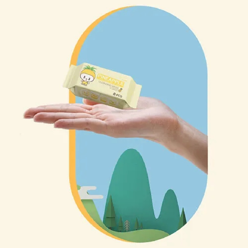 Set 8 gói Khăn Ướt Mini