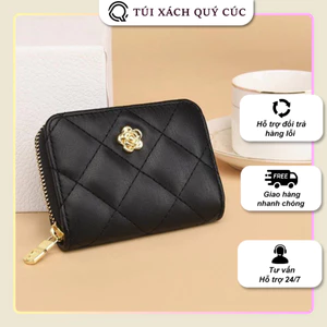 Ví nữ ngắn mini cầm tay cute đựng thẻ nhiều ngăn giá rẻ nhỏ gọn bỏ túi thời trang 2024