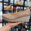 Giày búp bê đế xuồng nữ KOSU 20601 độn gót siêu nhẹ 5,5cm, giày công sở siêu êm chính hãng Nhật Bản