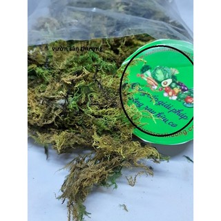 Gói 100gr Rêu Rừng TRồng, Ghép Lan, giữ Ẩm, Dùng Trồng Cây Nôi Thất Thân Leo