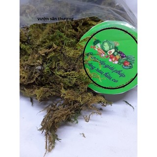 Gói 100gr Rêu Rừng TRồng, Ghép Lan, giữ Ẩm, Dùng Trồng Cây Nôi Thất Thân Leo