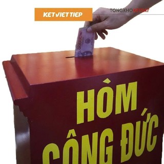 Két Sắt Công Đức Có Khe Đút Tiền - Két Sắt Thu Ngân Khóa Cơ Việt Tiệp Nặng 80KG Màu Đỏ (Liên Hệ Giao Hàng Miễn Phí)