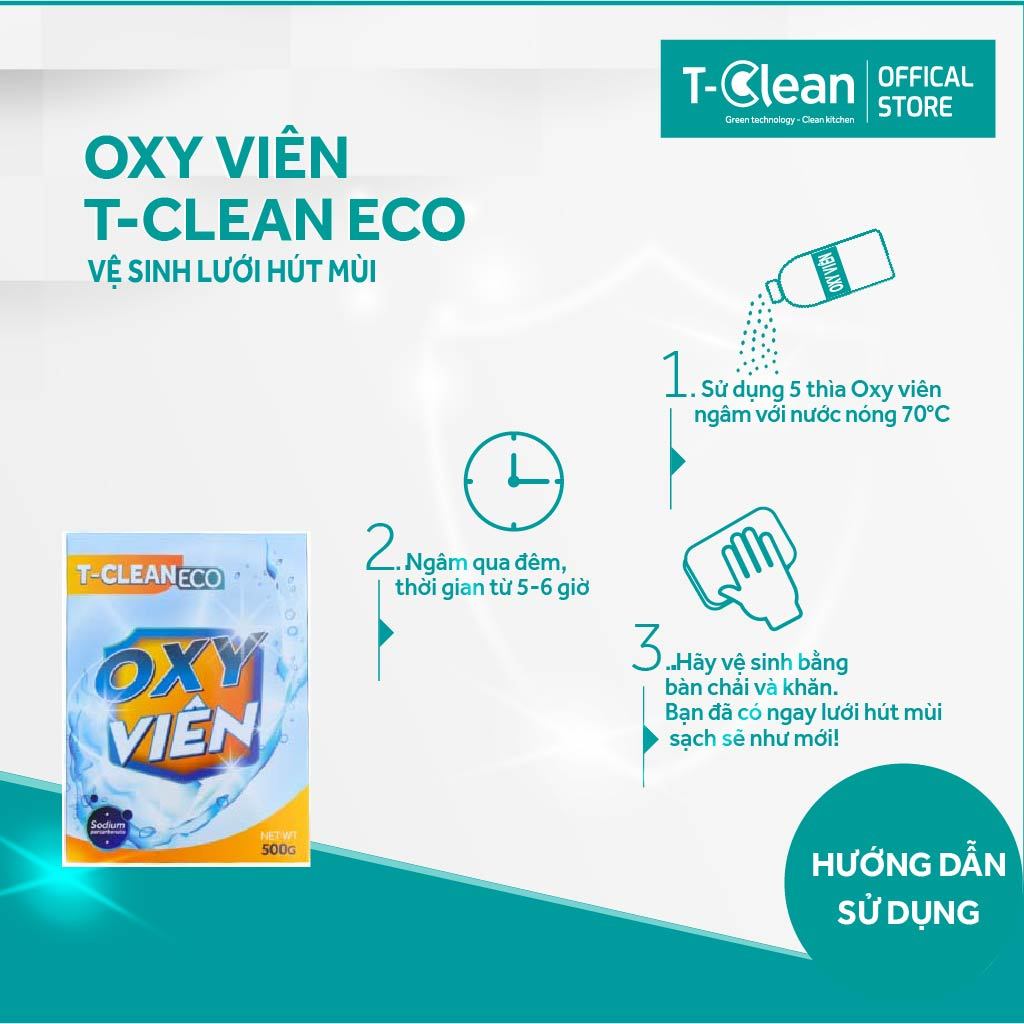 Bột Oxy T-Clean, Tẩy quần áo, Thông tắc cống, Tẩy xoong nồi inox, Tẩy đa bề mặt, Không mùi