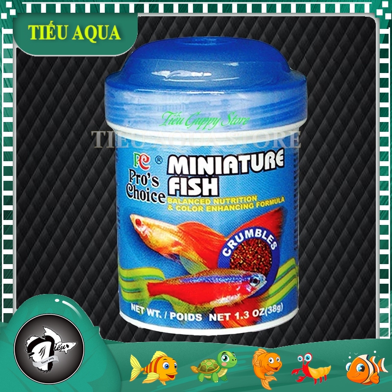 Thức Ăn Cho Cá Cảnh Nhỏ Miniature Fish Pro's Choice - Dạng Hạt Nổi ...