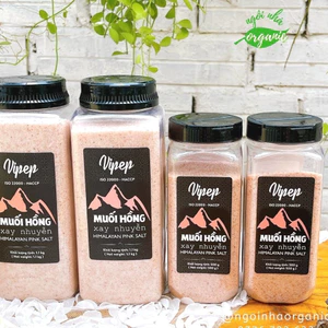 Muối hồng hạt mịn - hạt thô Himalayan Pink Salt Vipep