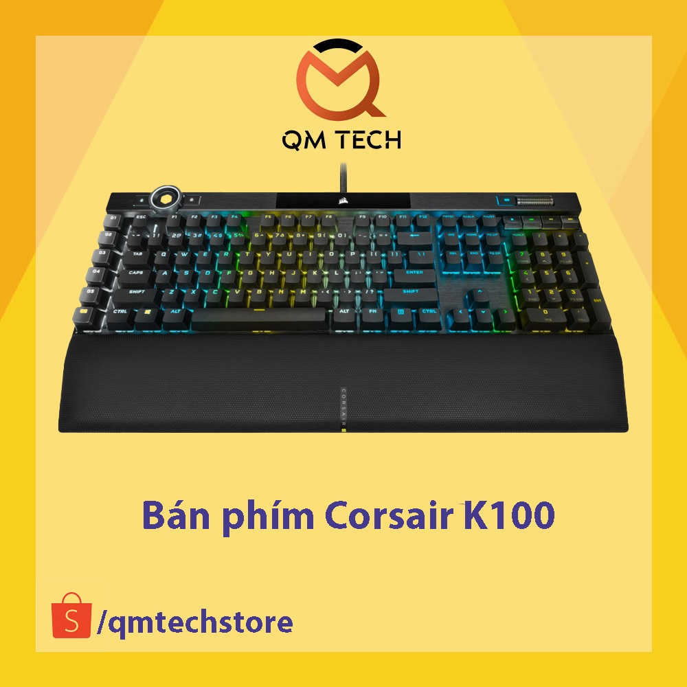 [LIKENEW] Bàn phím cơ gaming Corsair K100 đèn led RGB | Shopee Việt Nam