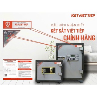 Két Sắt Chống Cháy Việt Tiệp 🎁CHÍNH HÃNG🎁 Khóa Điện Tử KCC65-DT Nặng 60kg - Két Sắt Gia Đình Bảo Mật Cao
