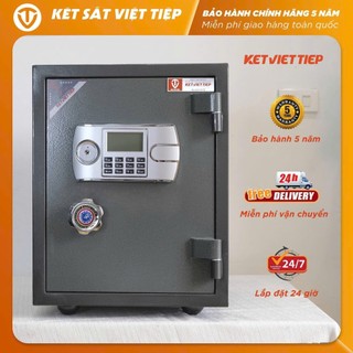 Két sắt chống cháy gia đình khóa điện tử K88BLN-DT nặng 55kg chống trộm bảo mật an toàn cao cấp Việt Tiệp