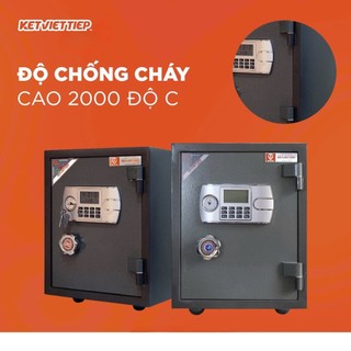 Két sắt chống cháy gia đình khóa điện tử K88BLN-DT nặng 55kg chống trộm bảo mật an toàn cao cấp Việt Tiệp