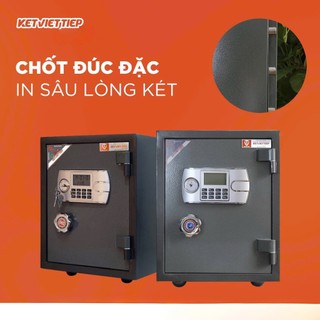 Két sắt chống cháy gia đình khóa điện tử K88BLN-DT nặng 55kg chống trộm bảo mật an toàn cao cấp Việt Tiệp