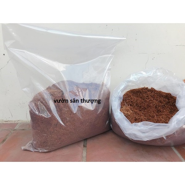 Gói 5kg Mùn Xơ Dừa đã Rây Sàn Trồng Rau Mầm, Trộn đất