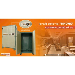 Két Sắt Cỡ Lớn 2 Cánh Cửa Két Ngân Hàng BMEC K760 Khóa cơ đổi mã (Miễn Phí Giao Hàng)