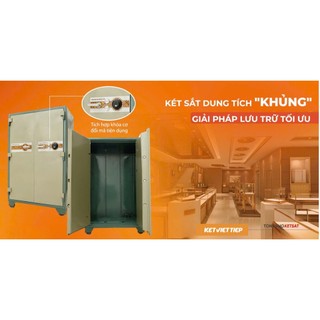 Két Sắt Cỡ Lớn 2 Cánh Cửa Két Ngân Hàng BMEC K760 Khóa cơ đổi mã (Miễn Phí Giao Hàng)