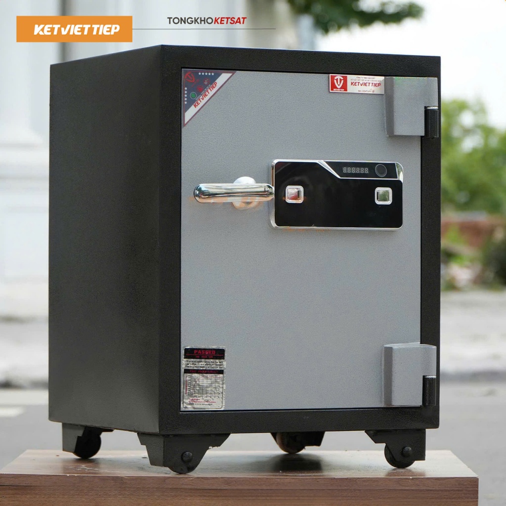 Két sắt Vân Tay Việt Tiệp Cao Cấp  KVT54 Vân Tay Điện Tử Kết Nối App Chính Hãng Chống Cháy Hiện Đại