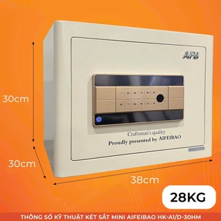Két sắt vân tay thông minh Aifeibao HK-A1/D-30HM báo động chống trộm về Smartphone