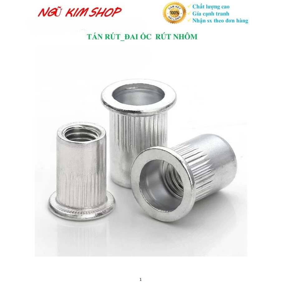 TÁN RÚT_ ĐAI ỐC RÚT NHÔM M3 -> M10 | Shopee Việt Nam