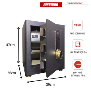 Két Sắt Vân Tay Điện Tử AIFEIBAO HK-M/D-55-AS Nhập Khẩu Chính Hãng