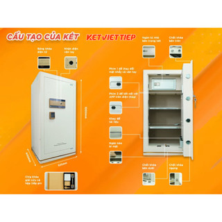 Két sắt vân tay nhập khẩu thông minh Aifeibao HK-A1/D-80HM báo động chống trộm qua Smartphone