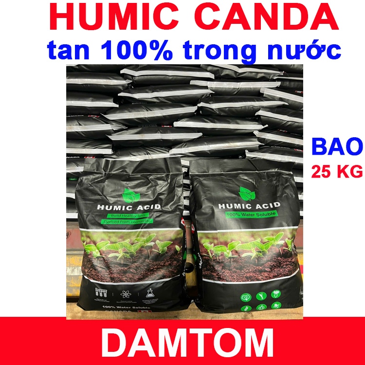 Humic Canada - Phân Hữu Cơ, Kích Thích Ra Rễ -bao 25 kg - | Shopee Việt Nam