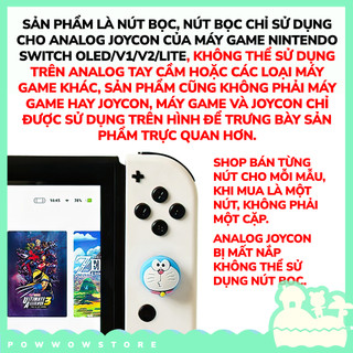 Oled/V1/V2/Lite Nút Bọc Analog Dành Cho Joycon Của Máy Game Cầm Tay Nintendo Switch Game Anime Manga Game II