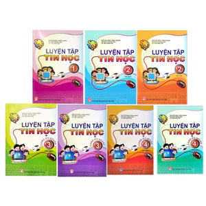 Sách - Luyện Tập Tin Học Lớp 1.2.3.4.5 Tập 1+2