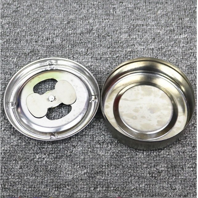 Gạt. tàn. INOX đa dụng, Gạc Tàn Thuốc nắp xoay - GTT001b