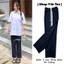 Quần 3 sọc đồng phục nam nữ cấp 2 cấp 3 , quần đi học Yến Tee #1004