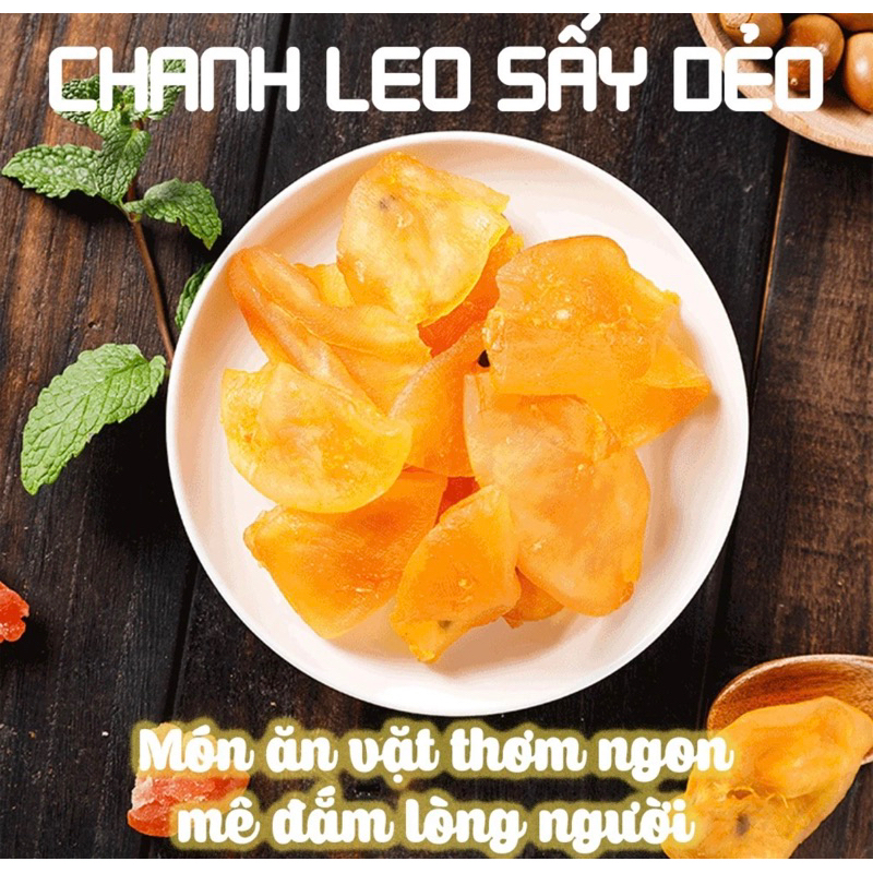 Chanh dây sấy dẻo không đường. Minh Nhi Healthy