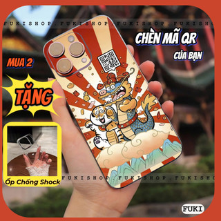 Miếng dán Skin Mặt Lưng In Hình In Mã QR FULL VIỀN Dành cho 15 pro max 14 pro max 13 pro max 12 pro max  - FukiShop
