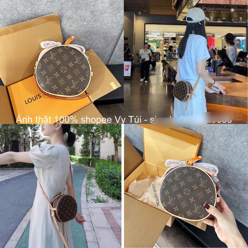 Túi L.vê tròn dáng mới nhất 2024 box nam châm 2 lớp sịn đẹp | Shopee ...