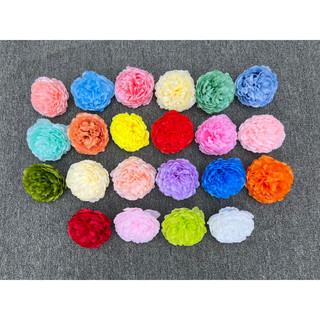 Combo 10 đầu bông hoa mẫu đơn vip đường kính 13cm - Hoa giả trang trí