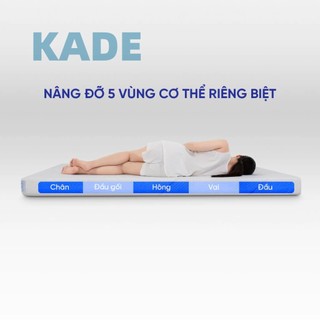 Nệm Foam KADE Home Goods Mattress 5/7.5/10cm  cao su non Mềm mại và thoải mái Cải thiện đau cột sống