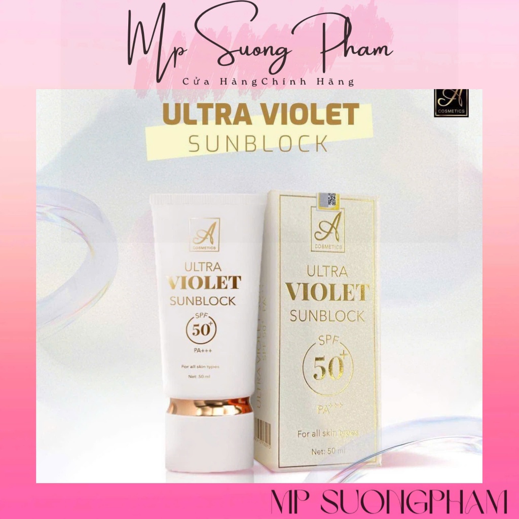KEM CHỐNG NẮNG ULTRA VIOLET SUNBLOCK A COSMETICS 50ML | Shopee Việt Nam