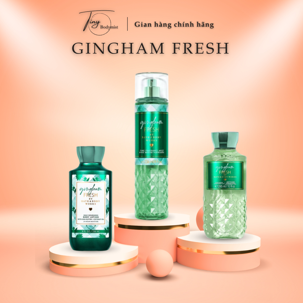 Xịt Thơm Toàn Thân Gingham Fresh Body Mist Bath and Body Works 36ml ...