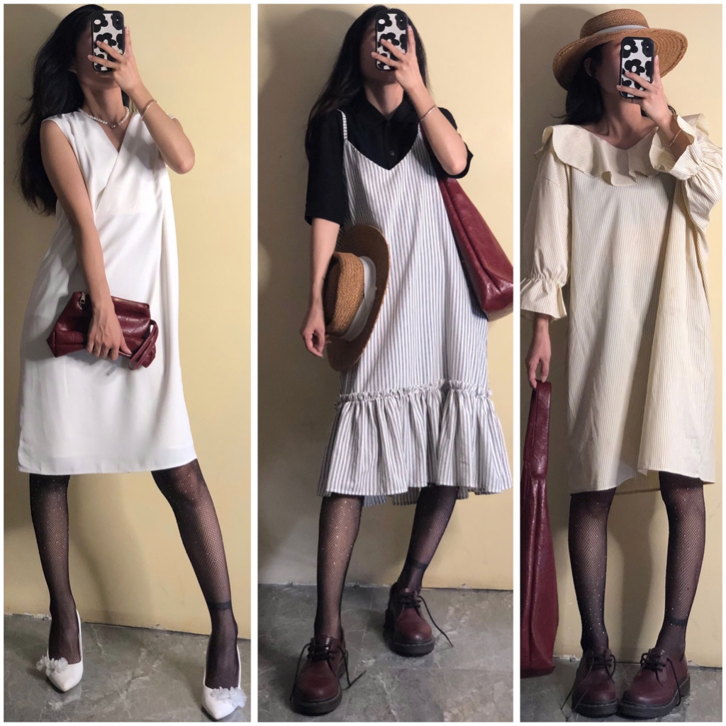 [OUTFITS BY APRIL6] Đầm váy dáng dài vintage no.21