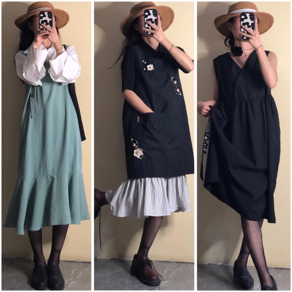 [OUTFITS BY APRIL6] Đầm váy dáng dài vintage no.21